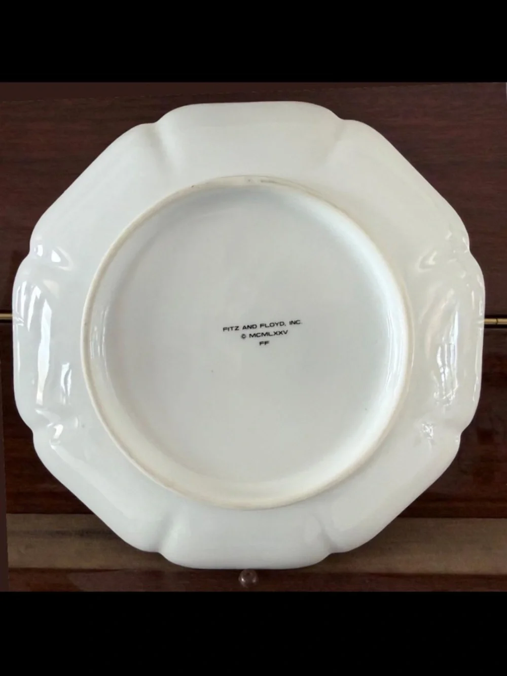 Fitz and Floyd Temple Dragon Cookie Plate 8.5